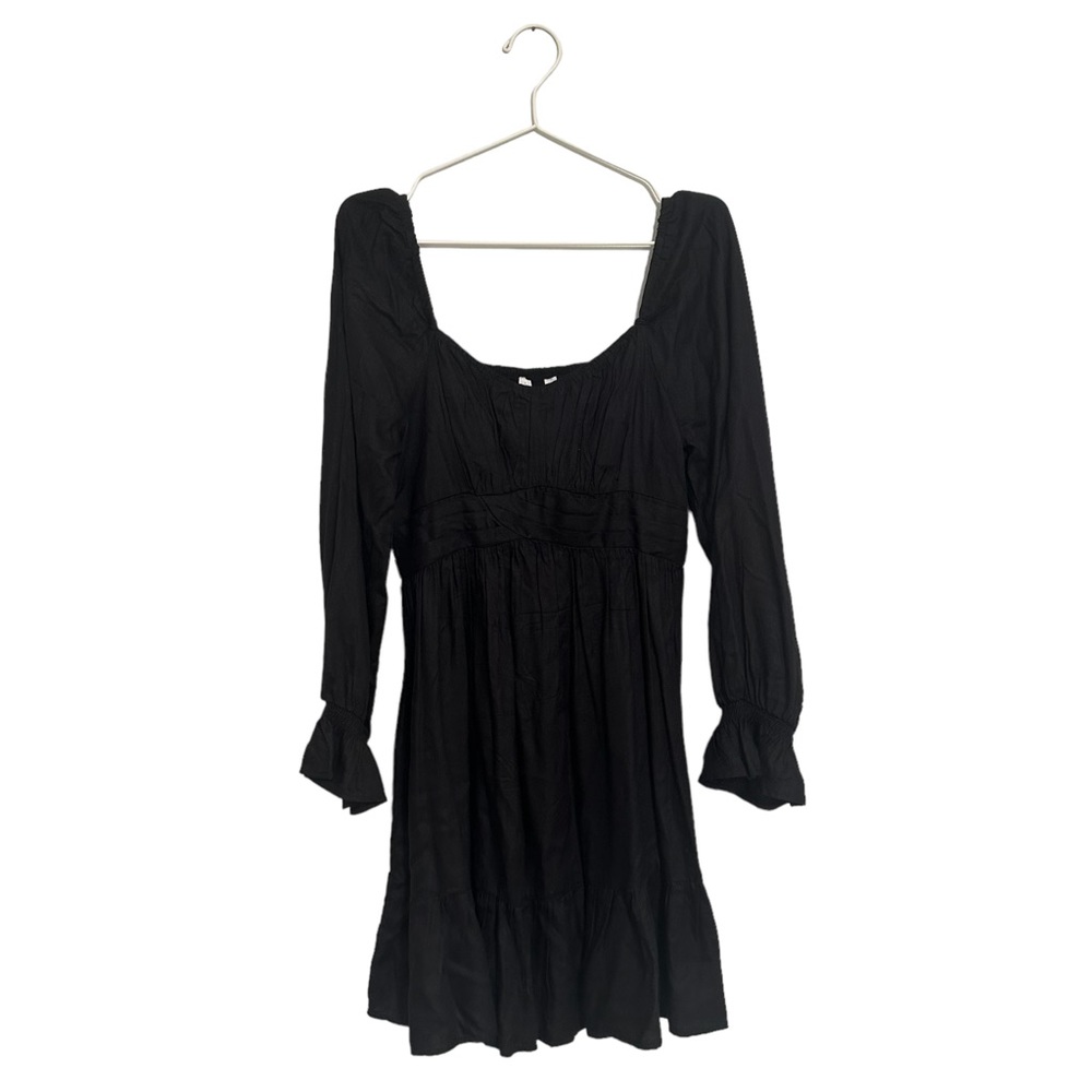 Beyond Words long sleeve black dress size medium